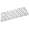 Wireless Keyboard Mini 78 Keys Ultra Thin Portable White Computer