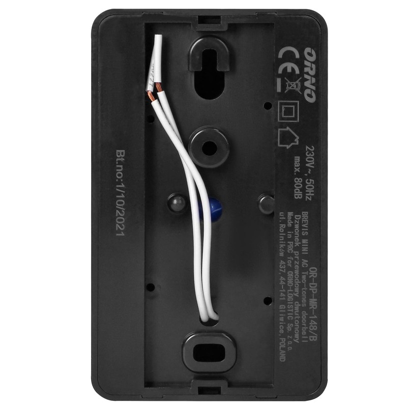 ORNO Brevis Mini AC Doorbell Wired Mechanical Gong Two Tone