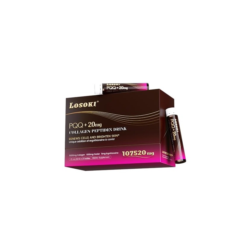 Losoki PQQ Collagen Peptides Drink