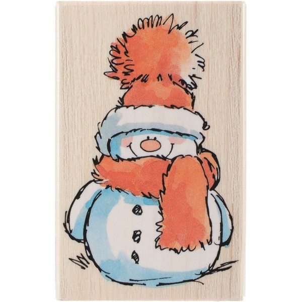 Penny Black 2521K Snowy Wood Mounted Rubber Stamp