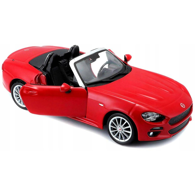 DCD Bburago 1/24 Diecast Model Fiat 124 Spider Coupe in