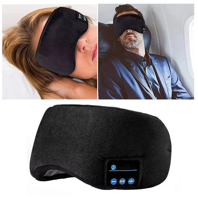 Sleeping Eye Cover Light Blocking Bluetooth 5.0 Connection Music Playing