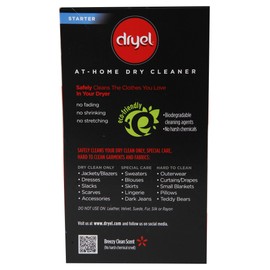 Dryel At-Home Dry Cleaning Starter Kit, Clean Breeze Scent 1 kit by CHANGING PAR