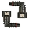 2 Pcs Fuel Quick Coupler Fuel Quick Connector 90 Degree
