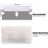 REXBETI REXBETI 400PCS Single Edge Razor Blades, Industrial Scraper Razor