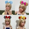 ASAHEL Mouse Ears Headbands Fashion Shiny Bows Mice Ears Birthday