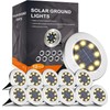 INCX Solar Lights Outdoor Waterproof,12 Pack Solar Lights for Outside,