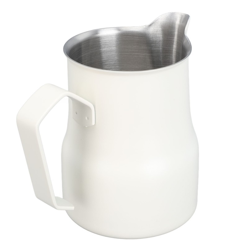 Milk Frother Cup 350ml 304 Stainless Steel Pointed Mouth Foaming