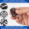 Hair Strainer for Shower Drain, Pack of 1, Black, Compatible