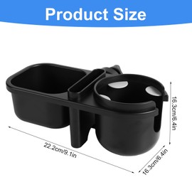 Stroller Snack Tray, 3 in 1 Stroller Snack Tray including Cup Holder, Snack Tray and Phone Holder Universal Stroller Snack Tray Attachment for Stroller, Wheelchair, Baby Walker