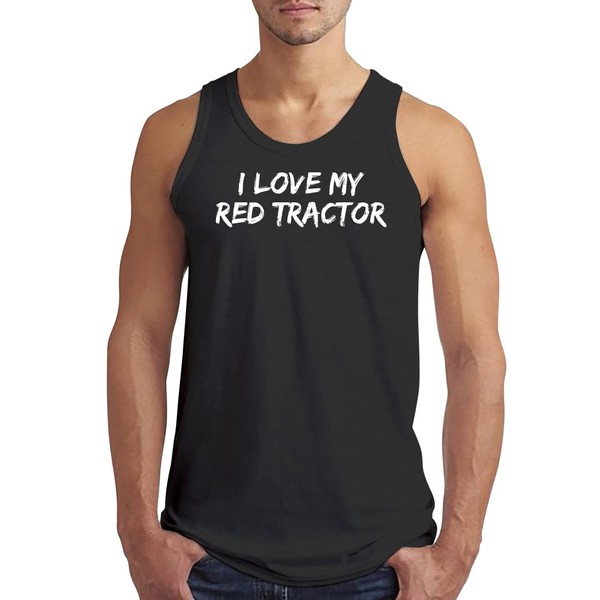 I Love My Red Tractor - Men’s Soft Tank Top