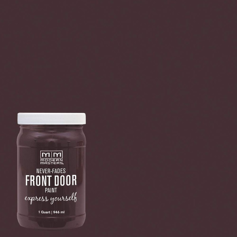 Modern Masters 275267 Front Door Paint, Quart, Satin Sincere