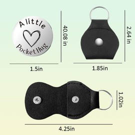 Dada Fathers Day Birthday Gifts for Father Dad Retirement Gifts for Men Papa Daddy Fathers Day Presents For Dada Daddy I Love You Gift to Him Father Pocket Hug Token Papa Dad Keepsake Keychain