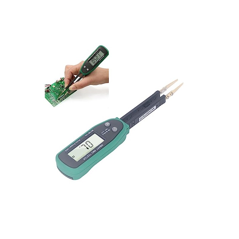 Probador de Capacitores de Resistencia, Probador SMD Inteligente Tamaño Compacto