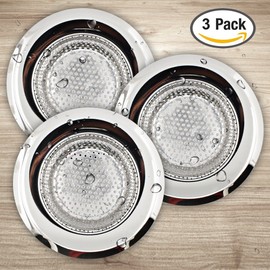 3 Pack Kitchen Sink Strainers, SENHAI 4.3" Diameter Stainless Steel Sink Hole Cover Basket for House Bathroom Kitchen Sinks, Anti-clogging & Rust-free & Corrosion-free