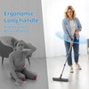 Scrub Brush with Long Handle, Floor Scrub Brush Squeegee Broom