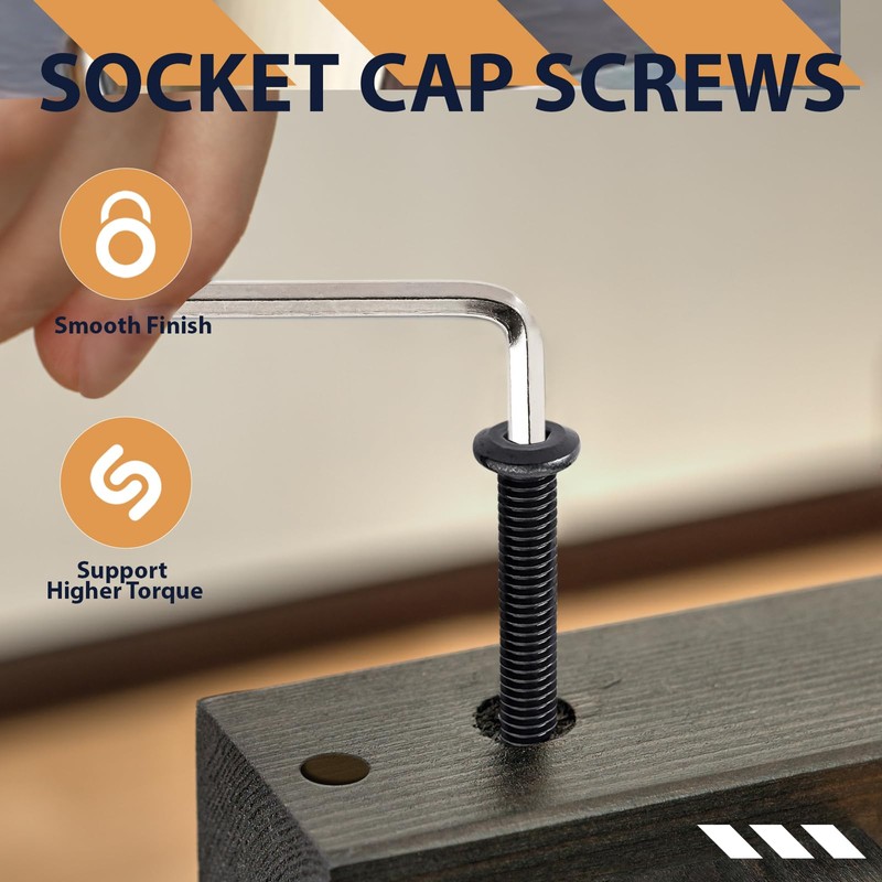1/4-20 x 2 (20 Pack) Flat Head Hex Socket Cap