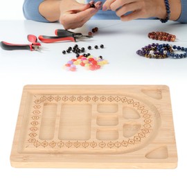 Bamboo Beads Design Board for Jewellery Making, Wooden Bead Board Jewellery Design Board Craft Template for DIY Design, Bead Bracelet, Necklace, Jewellery
