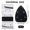 RUCUDIM 5 Holes Sander Sandpaper Backing Pads, Sponge Sanding Pads