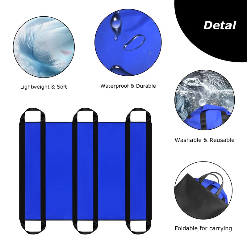 [LOSCHEN] Positioning Bed Pad with Handles,Patient Transfer Board with Handles,Suitable