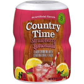 Country Time Strawberry Lemonade Drink Mix, 18 Ounce (Pack of 6)