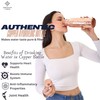 Artisan Copper 100% Pure Copper Bottle (32oz/950ml) & Tumbler– Handcrafted,