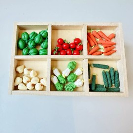 Unbranded 1:12 Scale Dollhouse Miniature Fruit and Vegetable Shelves