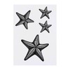 4 x 'Starfish' Temporary Tattoos - Water Resistant, Skin-Safe, Non-Toxic