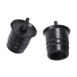 QGQZIQG - Soporte de neumático de repuesto para parachoques de goma para Jeep Wrangler JK JL 2 piezas