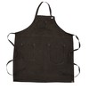 Chef Works ABAQ054-PEW-0 Dorset Antique Bib Apron Pewter, Brown