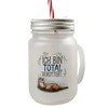 speecheese Cute Otter Totally Otter Mason Jar with Handle Drinking