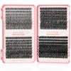 Eyelash Clusters 30D+40D+50D+80D Lash Clusters Wispy Individual Lashes 640PCS C
