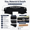 Dashboard Cover Mat for Toyota Camry 2007–2011 – Anti-Glare Dash