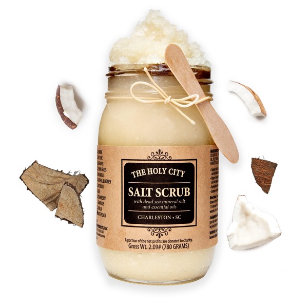 Exfoliating Body Scrub - Pure Dead Sea Salt Scrub for