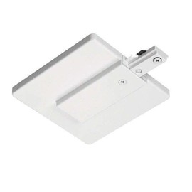 Juno Lighting Group R21WH Metal Halide End Feed Connector and Outlet Box Cover, 120 Volts, White,
