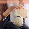10Pcs Plastic Knit Counter Reusable Stitch Marker Row Durable Knitting