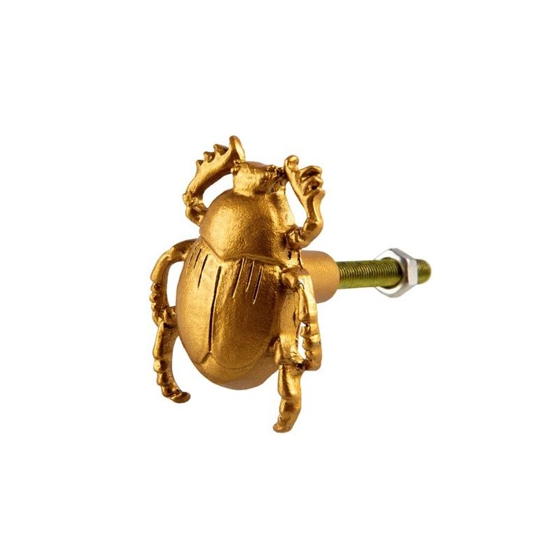 Sass & Belle Gold Scarab Beetle Drawer Knob