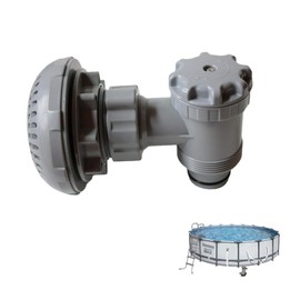 EAYBOMC On/Off Plunger Valve with Strainer for Easy Adjustment for Above Ground Pool Filter Pump On/Off Plunger Valve Part,Frame Set & Ultra Frame Pools Fit for Hnemix,INTEX,Bestway,Coleman