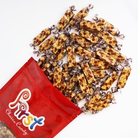 FirstChoiceCandy Sesame Crunch - Individually-Wrapped Honey Sesame Sticks Snacks, Crunchy Sesame Candy with Honey - Convenient Bite-Size On-The-Go Sweet Snacks