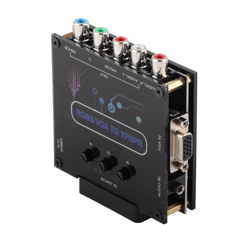 RGBS VGA SCART to YPBPR Component Converter for SFC for