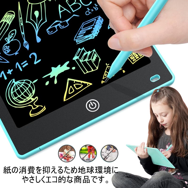 Jessimi Drawing Board, 12 Inch Electronic Memo Pad, Large Screen,