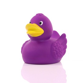 Schnabels Bath Duck Wings - Gift for Birth Birthday Name Day Children Baby Girlfriend Girl Boy - Funny Original Lucky Charm - Toy Squeaky Duck Decorative Bathtub (Purple)