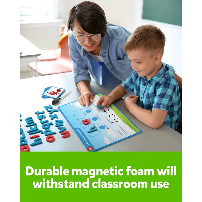 Coogam Preschool Alphabet Learning Activities, Magnetic EVA Letters Matching &