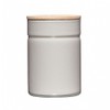 Storage Container with Lid Size: L, Colour: Light Grey