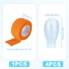 4pcs Waterproof Silicone Toe Protectors with Nursing Bandage