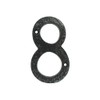 UAP House Numbers - 4 Inch Black Iron Door Numbers