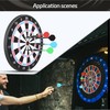CyeeLife Integrated Dart Shaft and Flights Standard Shape,Dart Accessory Black/Red/Blue/Green/Yellow