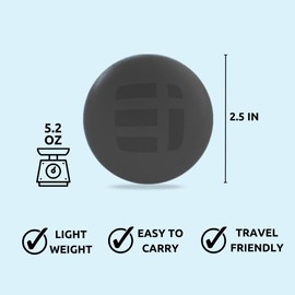 Massage Lacrosse Balls for Myofascial Release, Trigger Point Therapy Ball Set, Foot Massage Ball Roller for Plantar Fasciitis, Yoga Deep Tissue, Physical Therapy Balls Hard Rubber 2 pack (Night Black)