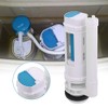 Oumefar Toilet Flush Valve, ABS Two-Button Filling Valves Water-Saving Durable