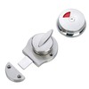 PINGPINGXIE Stainless Steel Occupied/Vacant Bathroom Lock，Keyless Latch Indicator Lock -